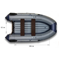 Надувные моторные лодки ФЛАГМАН 280  L